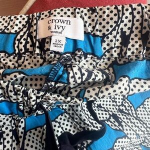 Crown & Ivy 100% Cotton Women’s Pajama pants  Size 2xl